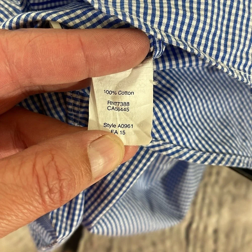 J. Crew Thompson shirtings medium